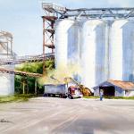 BOHLMAN, TINA
Waxahachie, Texas

"Taking On A Load" - 12x16 - Watercolor

