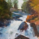 John Stuart Pryce  ___
 " Ragged Falls "  __ 12 x 16  __ sold