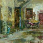 Macpherson Kevin__ "  Country home courtyard painting "