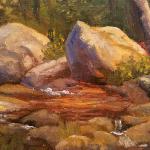  Allen Sharon    ___
"  Barely a Trickle "    ___
  5x7  oil