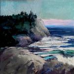 " Whitehead Monhegan Island "  __8 x 8 oil on canvas - available www.jrbaldini.com
