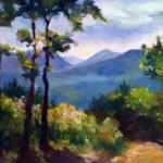 Cox _ Ruth  "View from the Mountains "  _ 9x12 _ oil