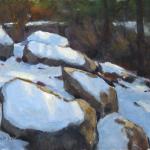 Johnson _ Michael _ "Soft _  Light  in _ the _ Canyon _ Oil _ 8 x 10