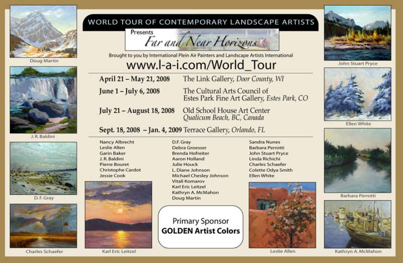 World Tour of Contemporary Landscape Painters schedule